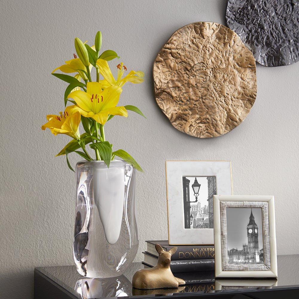 Cyan Design 11250 Inverted Oppulence Vase Short - Clear