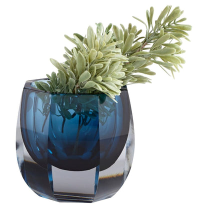 Cyan Design 11253 Azure Oppulence Vase - Blue & Clear - Small