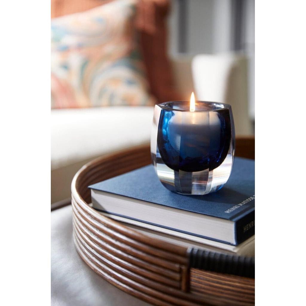 Cyan Design 11253 Azure Oppulence Vase - Blue & Clear - Small