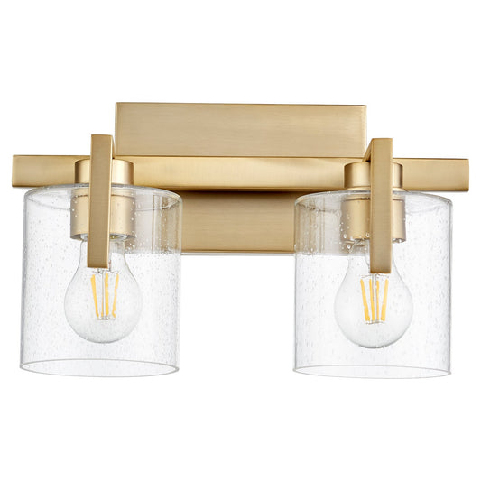 Quorum 5190-2-80 Vanity - Aged Brass