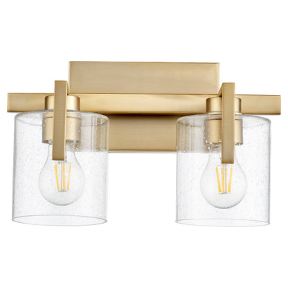 Quorum 5190-2-80 Vanity - Aged Brass
