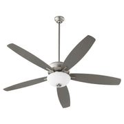 Quorum Breeze 60 Inch  70605-65 Ceiling Fan - Satin Nickel