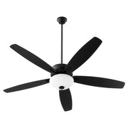 Quorum Breeze 60 Inch  70605-69 Ceiling Fan - Textured Black