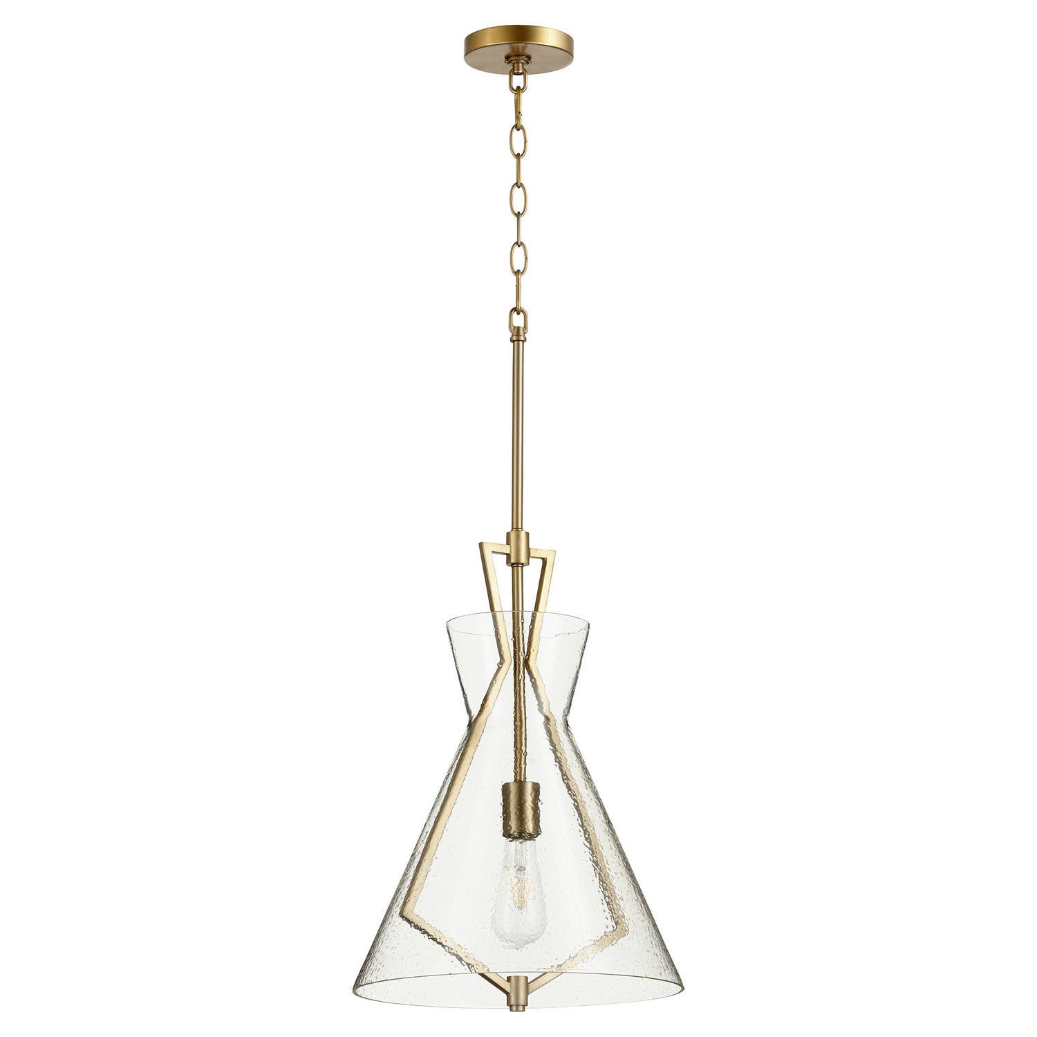 Quorum 8426-80 Pendant - Aged Brass