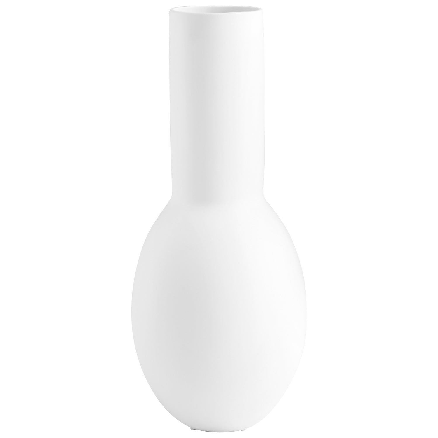 Cyan Design 10538 Impressive Impression Vase - Matte White - Large