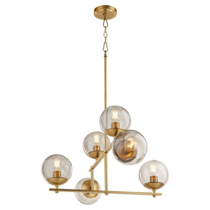 Cyan Design 11274 Edmonds Chandelier - Aged Brass - Small