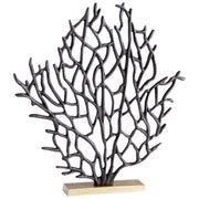 Cyan Design 10634 Bonzai Sculpture - Matt Black And Gold - Small