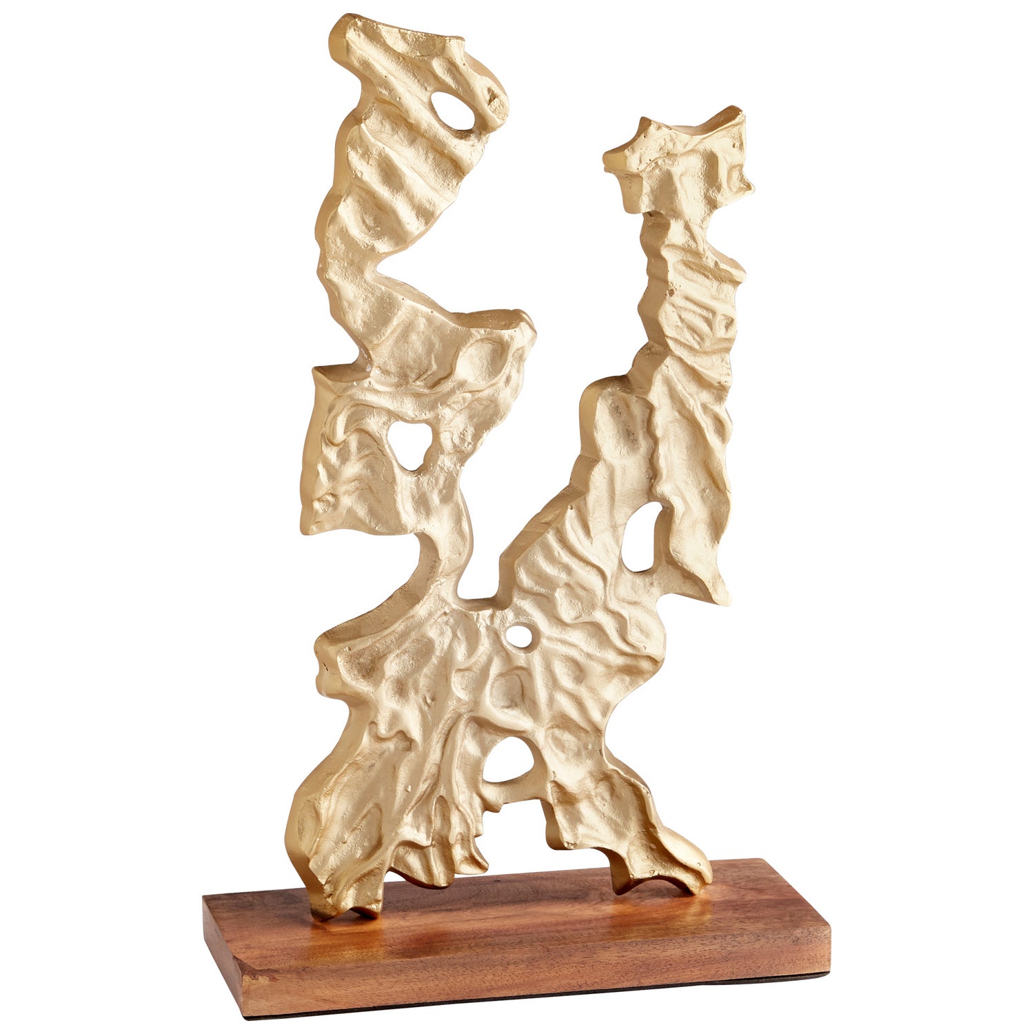 Cyan Design 10697 Ornate Abstraction Sculpture - Gold
