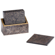 Cyan Design 10720 Arless Coasters - Brown & Bronze