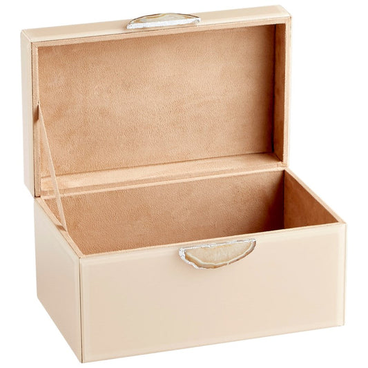 Cyan Design 10743 Bijou Container - Beige - Small