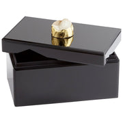Cyan Design 10749 Solitaire Container - Black - Small