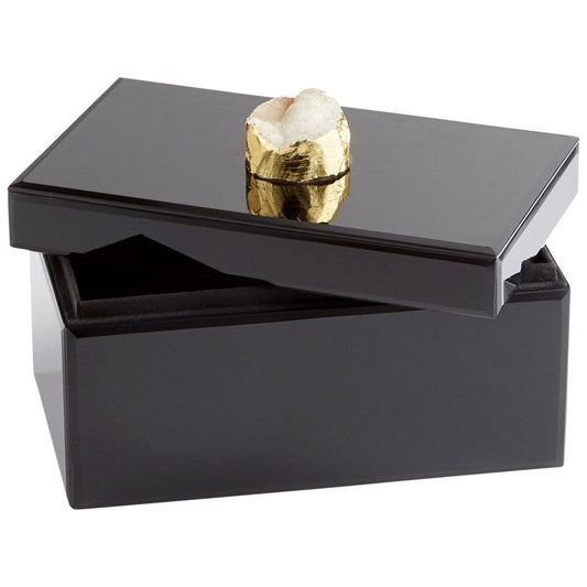 Cyan Design 10749 Solitaire Container - Black - Small