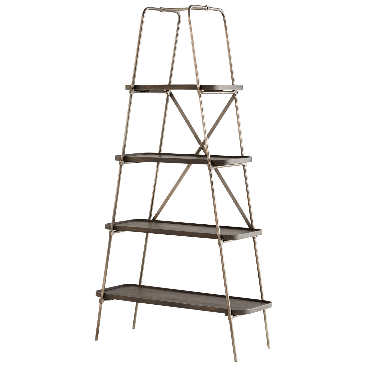 Cyan Design 10773 Fortress Etagere - Raw Iron And Grey