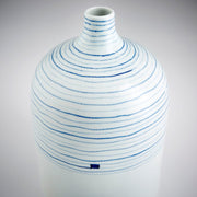 Cyan Design 10803 Whirlpool Vase - Blue And White - Medium