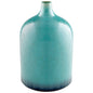 Cyan Design 10804 Native Gloss Vase - Turquoise Glaze - Small