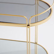 Cyan Design 10838 Motif Bar Cart - Gold