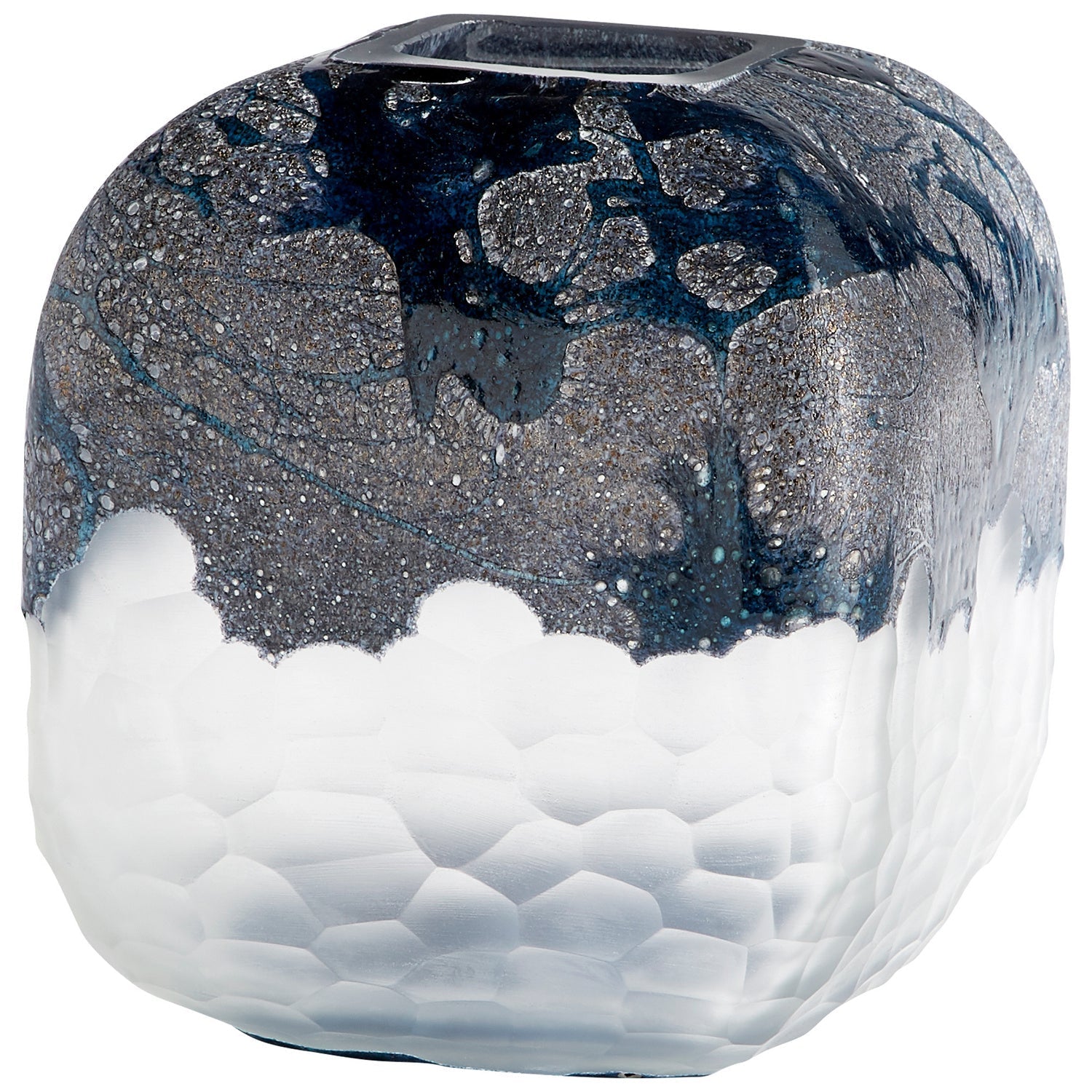 Cyan Design 10899 Bosco Vase - Blue And White - Large