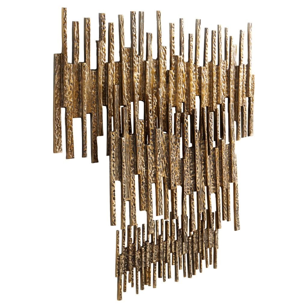 Cyan Design 11312 Ledger Wall Decor - Antique Brass - Large