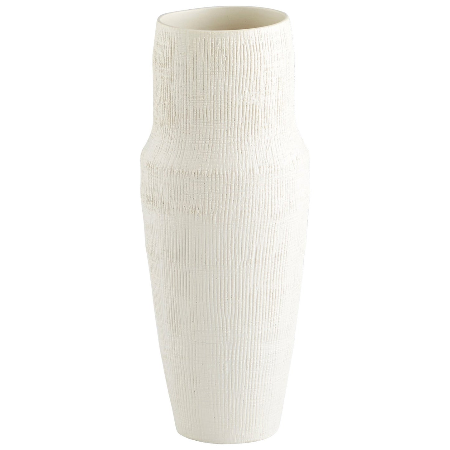 Cyan Design 10920 Leela Vase - White - Medium