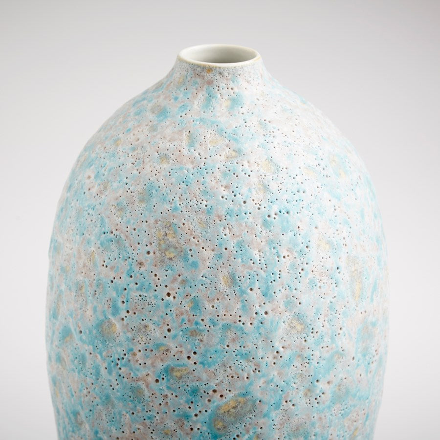 Cyan Design 10936 Sumba Vase - Mottled Pale Blue - Small