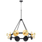 Cyan Design 10980 Artemis Chandelier - Noir And Gold Leaf - Medium