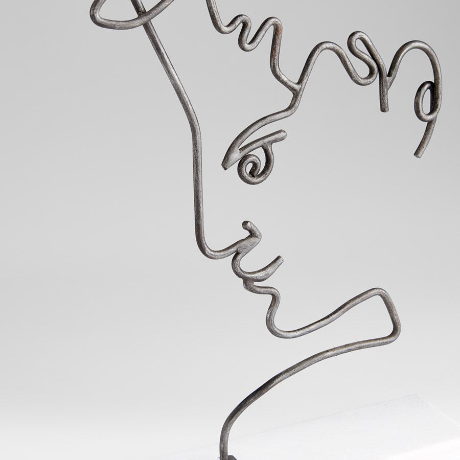 Cyan Design 10986 Viso Sculpture - Raw Iron