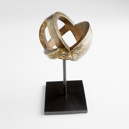 Cyan Design 11011 Grotto Sculpture Designed for Cyan Design by J. Kent Martin - Antique Brass and Black - Large