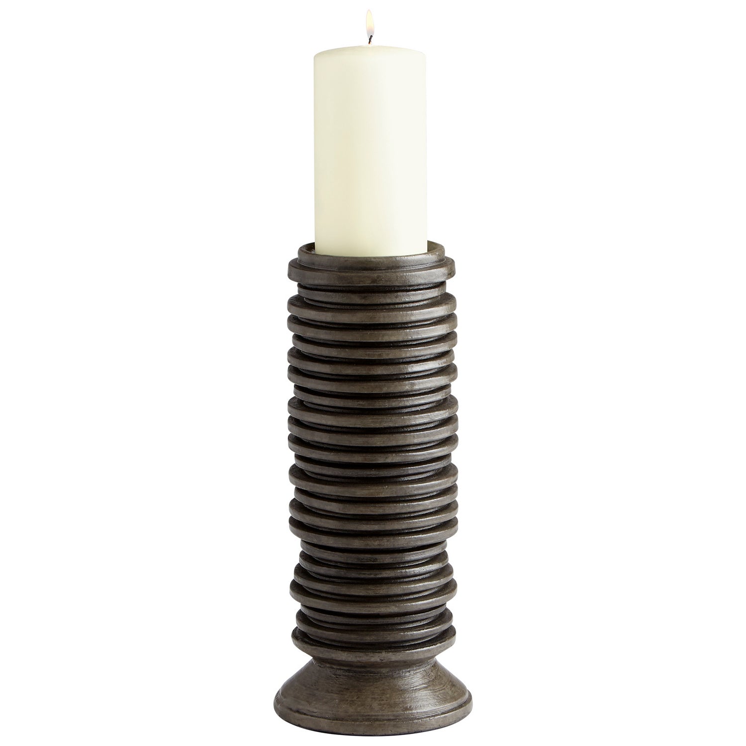 Cyan Design 11022 Provo Candleholder - Black - Large