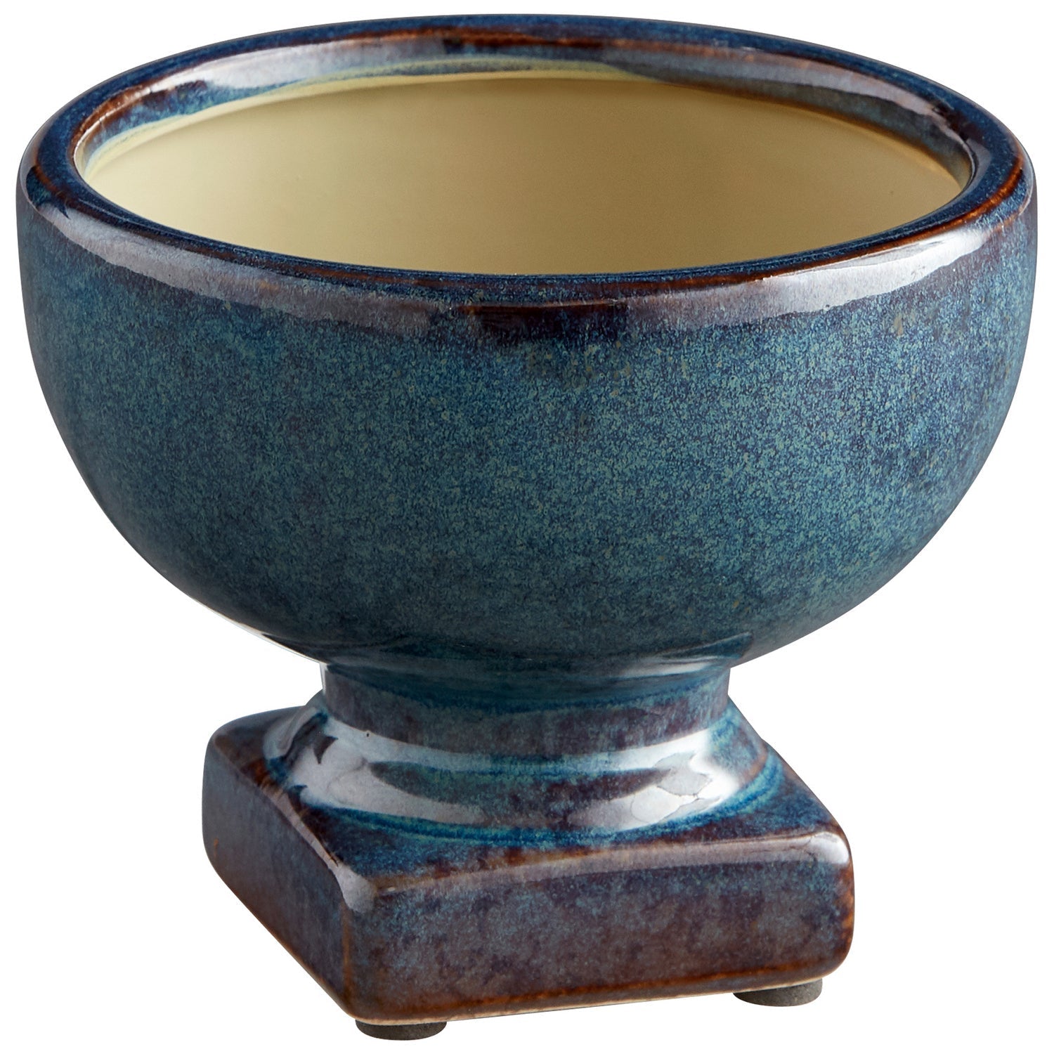 Cyan Design 11045 Big Sky Planter - Blue Glaze - Small