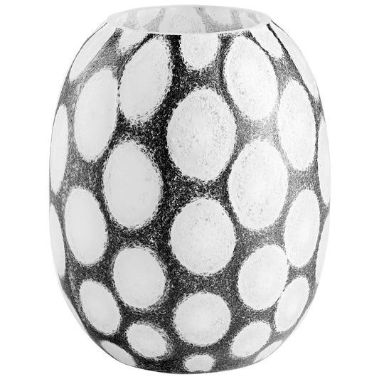 Cyan Design 11067 Brunson Vase - Brown And White - Small