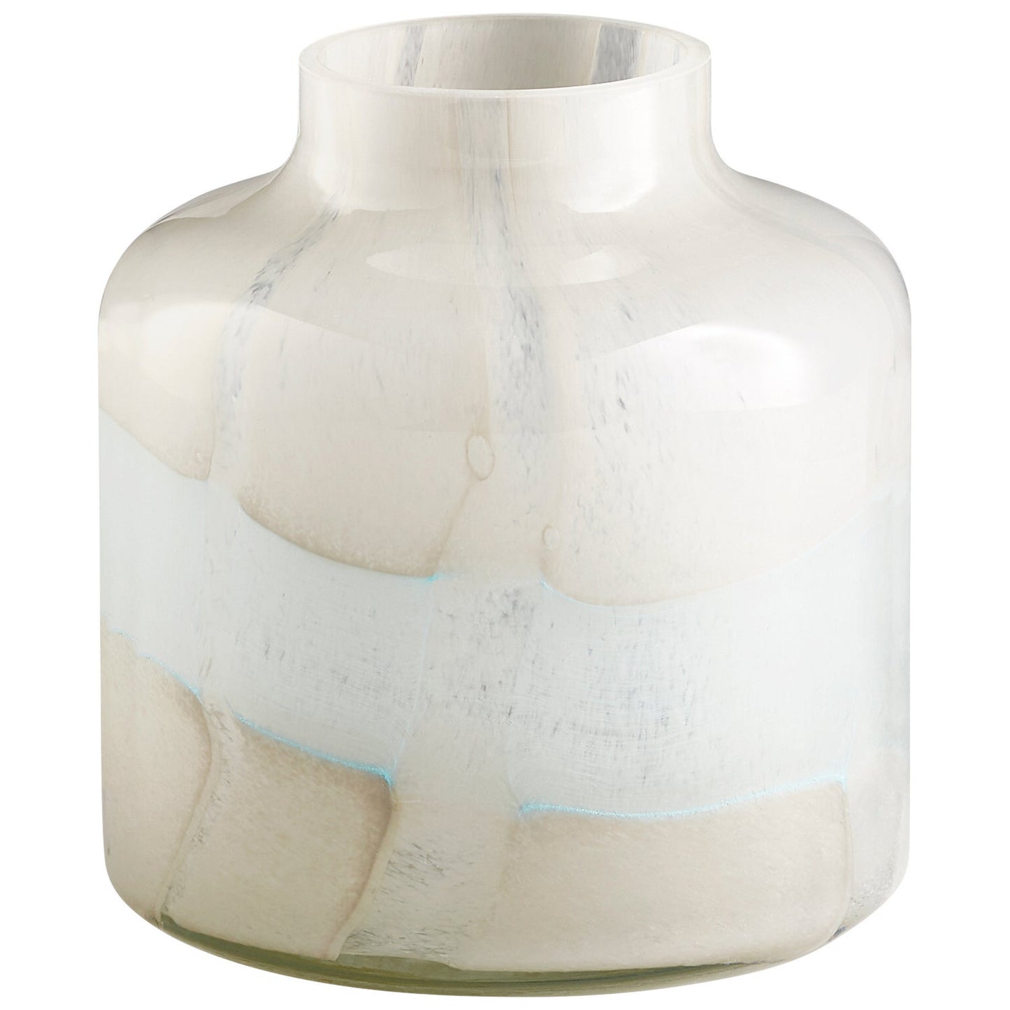 Cyan Design 11077 Lucerne Vase - Tan And Aqua - Small