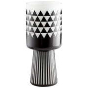 Cyan Design 11092 Vector Vase - Black And White - Large