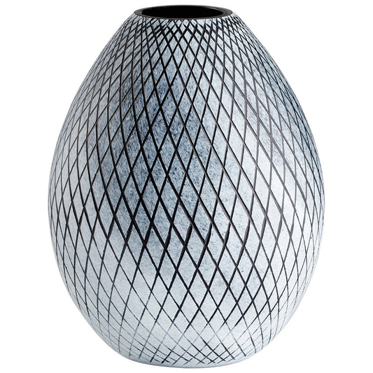 Cyan Design 11095 Bozeman Vase - Frosted Grey - Large