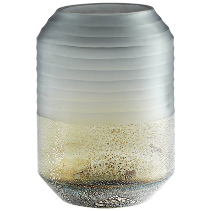 Cyan Design 11103 Alchemy Vase - Grey And Guilded Silver - Medium
