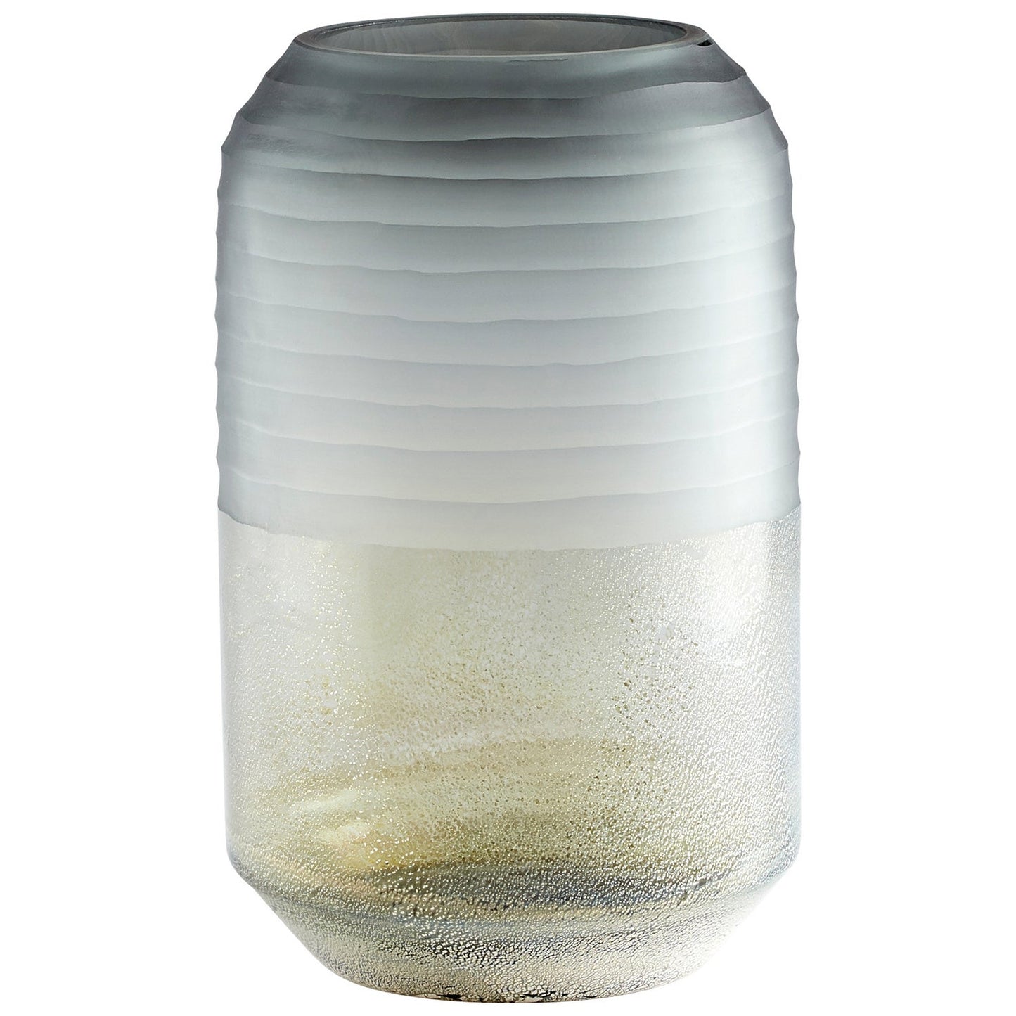 Cyan Design 11104 Alchemy Vase - Grey And Guilded Silver - Large