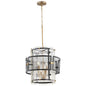 Cyan Design 11117 Panorama Chandelier - Noir & Aged Brass - Small