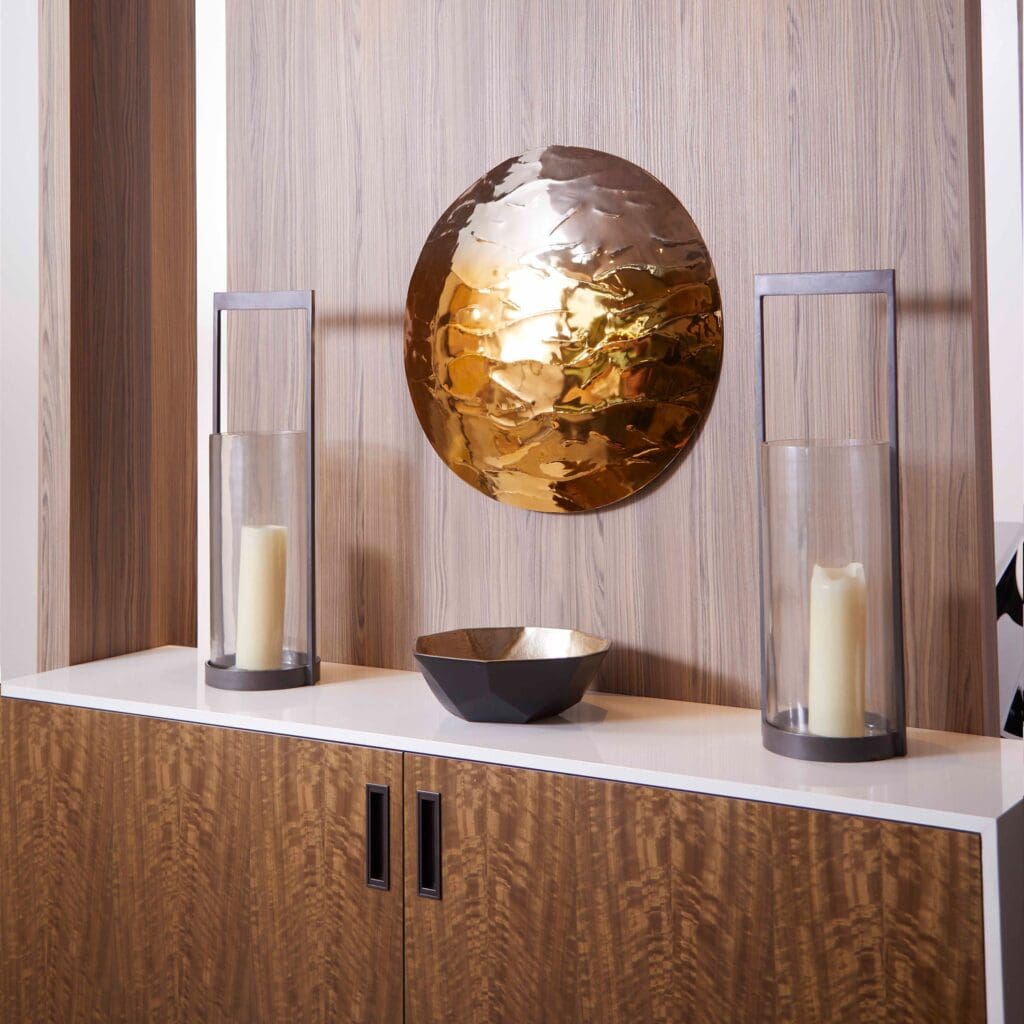 Cyan Design 11316 Ripple Wall Decor - Silver And Gold - Small