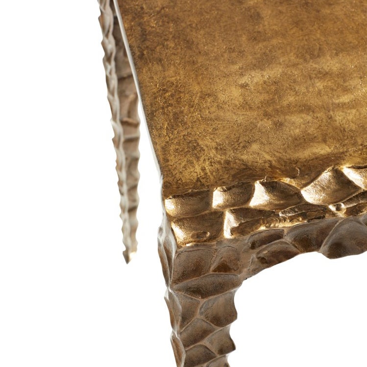 Cyan Design 11328 Imprint Side Table - Antique Brass