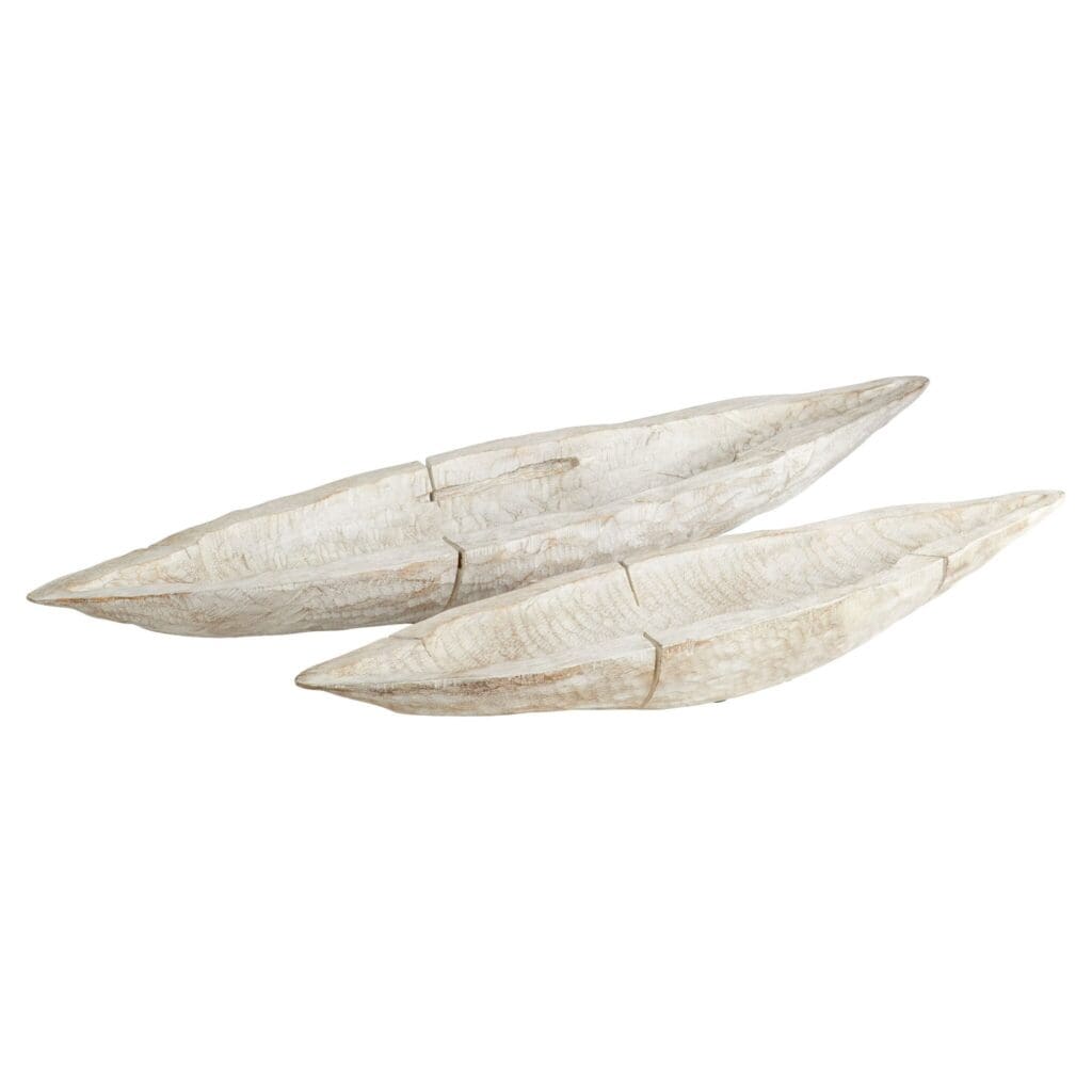 Cyan Design 11335 Navarro Tray - Whitewashed - Small