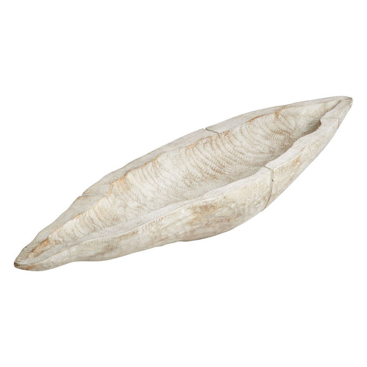 Cyan Design 11335 Navarro Tray - Whitewashed - Small