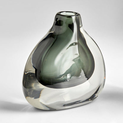 Cyan Design 11374 Moraea Vase - Blue And Clear - Small