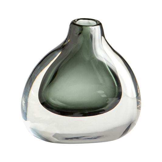 Cyan Design 11374 Moraea Vase - Blue And Clear - Small