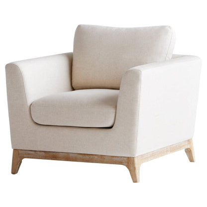 Cyan Design 11379 Chicory Chair - White - Cream