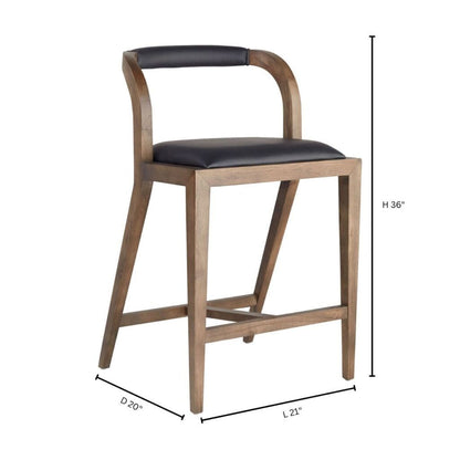 Cyan Design 11381 Caralia Bar Stool - Black