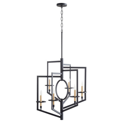 Cyan Design 11389 Oxalis Chandelier - Noir