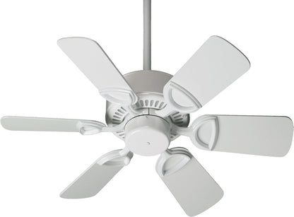 Quorum Estate 43306-6 Ceiling Fan - White