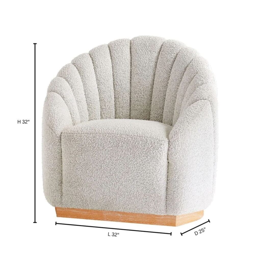 Cyan Design 11398 Daria Chair - White