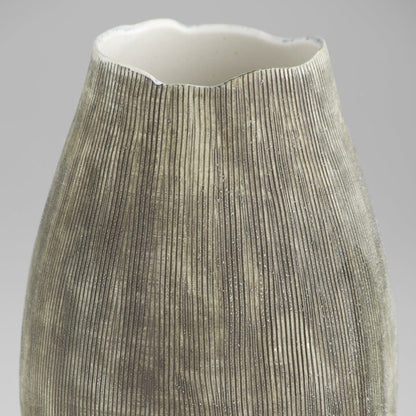 Cyan Design 11412 Calypso Vase - Off White - Brown - Medium
