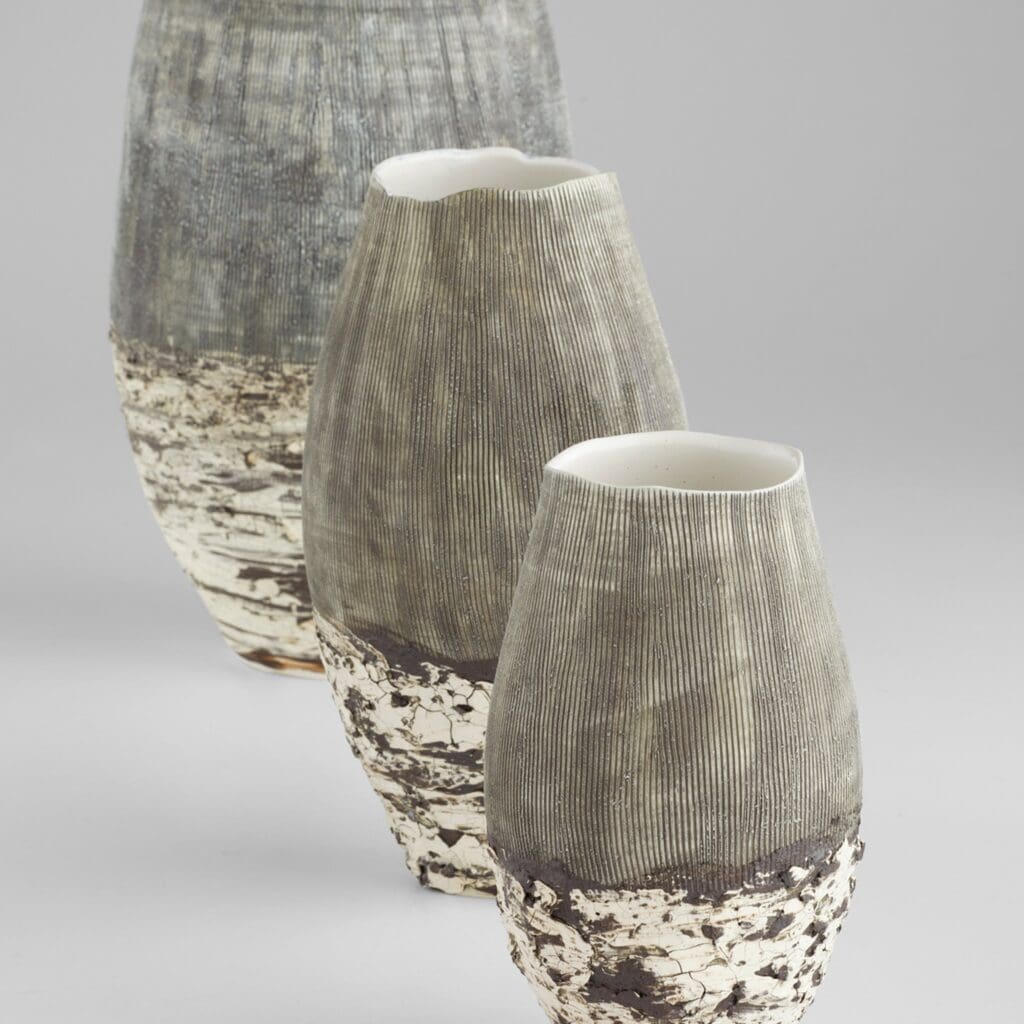 Cyan Design 11413 Calypso Vase - Off White - Brown - Large
