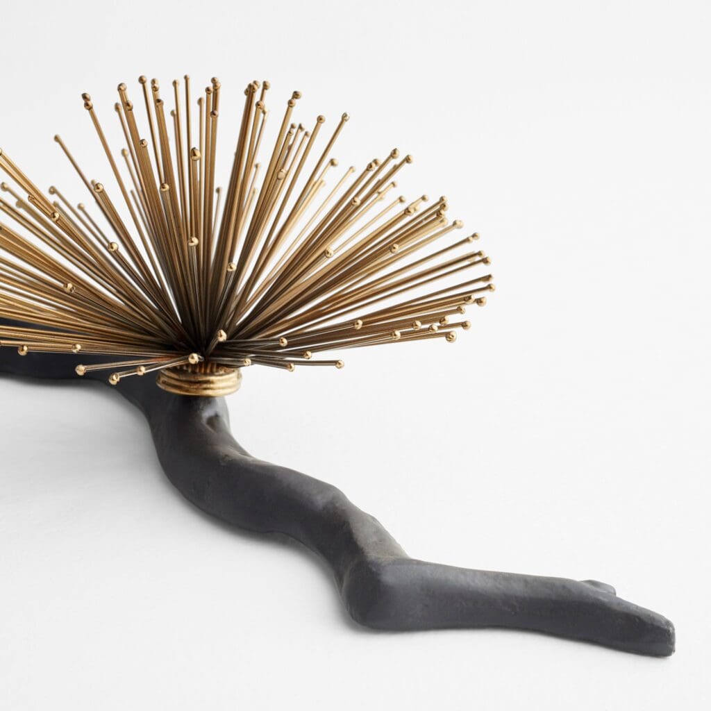 Cyan Design 11435 Ichiyo Wall Decor - Black - Gold Accents - Medium